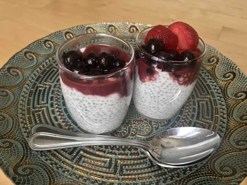 Chia Seed Pudding with Fruit