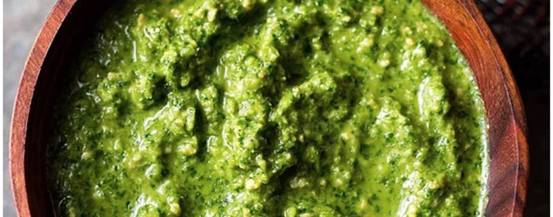 Homemade Cilantro Chutney